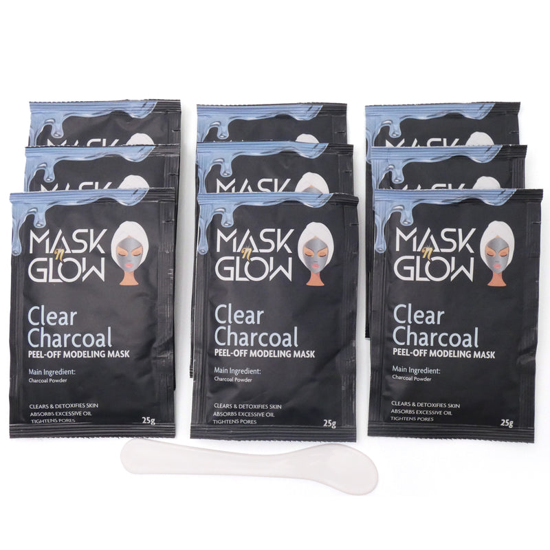 Clear Charcoal Peel-Off Modeling Mask"Rubber Mask"