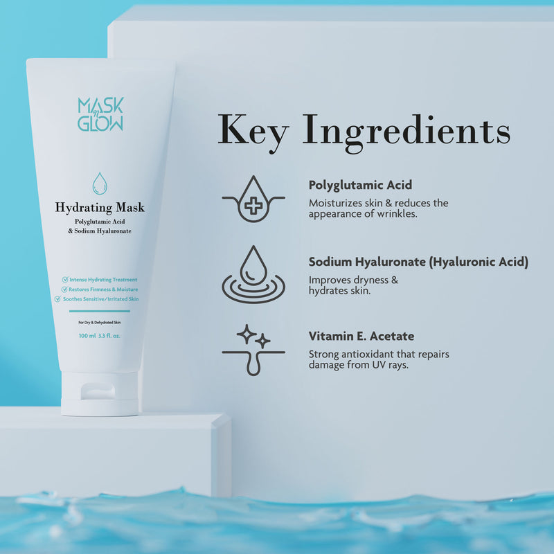 Hydrating Cream Mask - with Polyglutamic Acid and Hyaluronic Acid